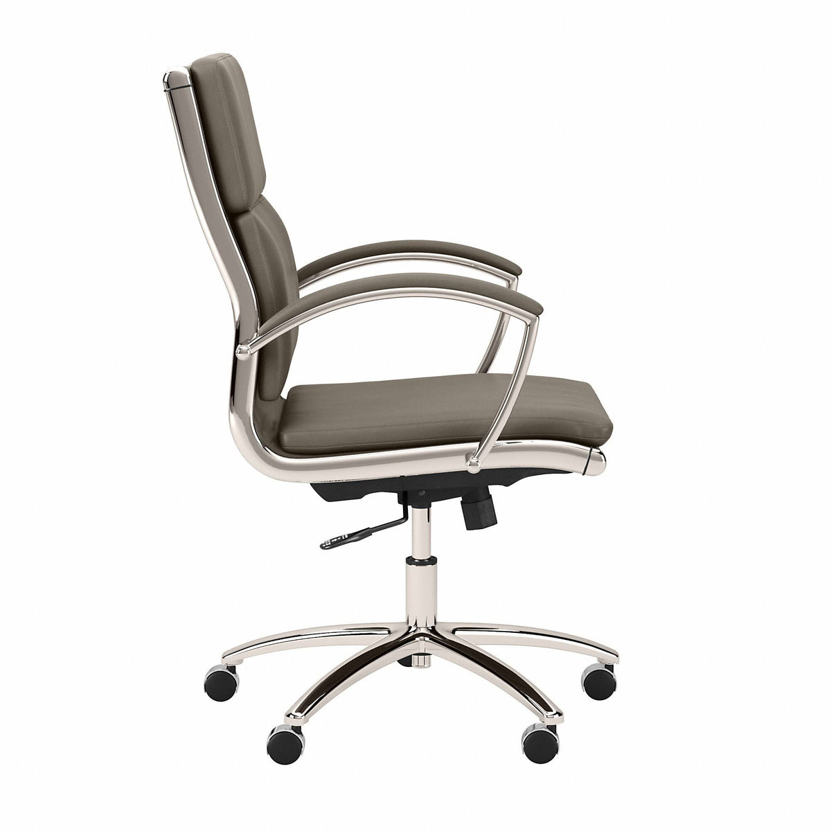 Washed Gray Leather Executive Office Chair G339126
