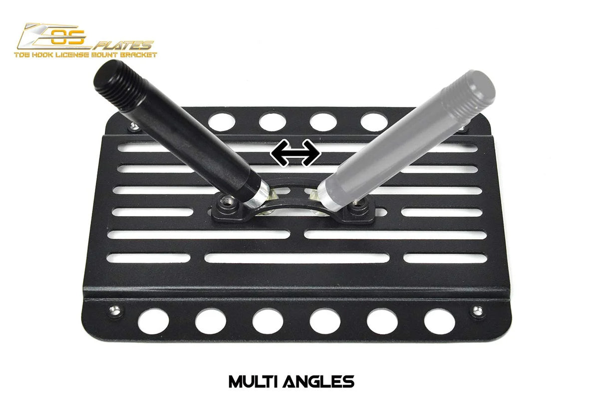 Tow Hook License Plate Relocator Mount Bracket R847