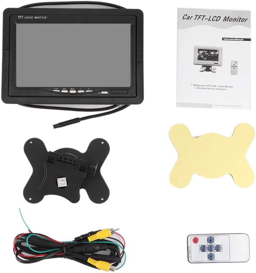 7in High Definition Reverse Rearview Display Car Monitor J465