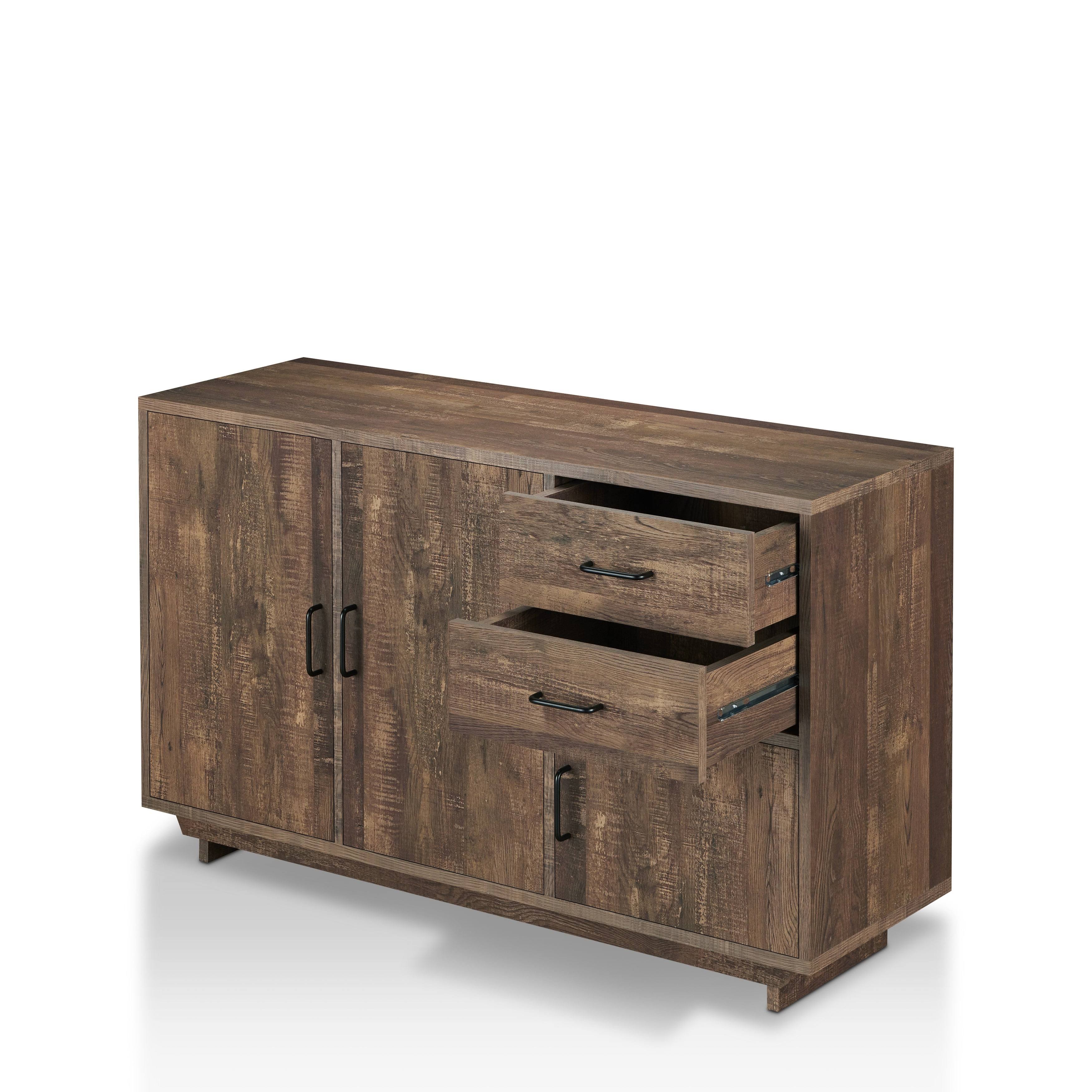Brown Reclaimed Oak Dining Server X49195