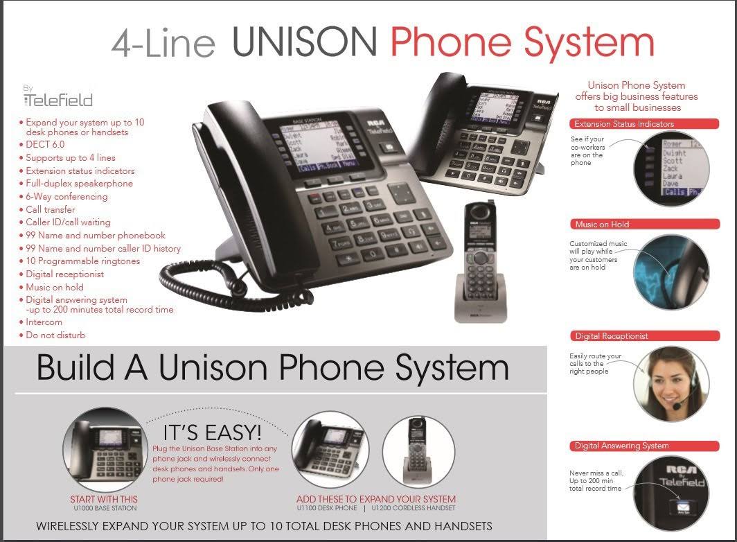 4-Line Phone System R58294