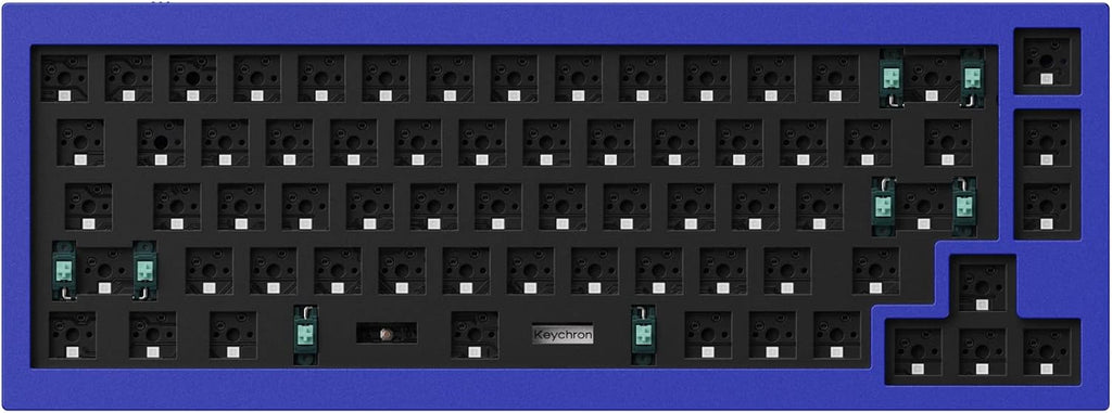 Grey Full Aluminum 65% Hot-Swappable Mechanical Keyboard U117