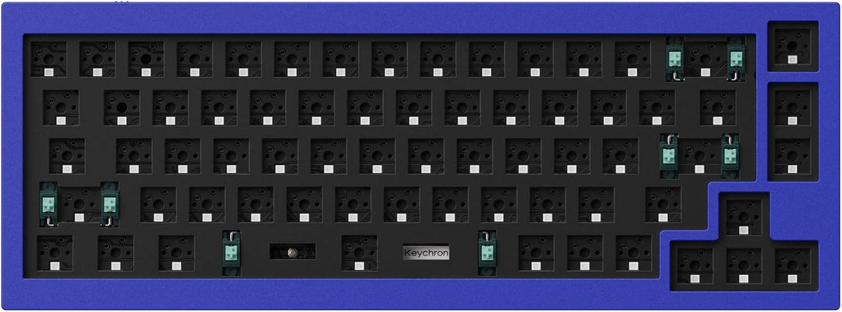 Grey Full Aluminum 65% Hot-Swappable Mechanical Keyboard U117