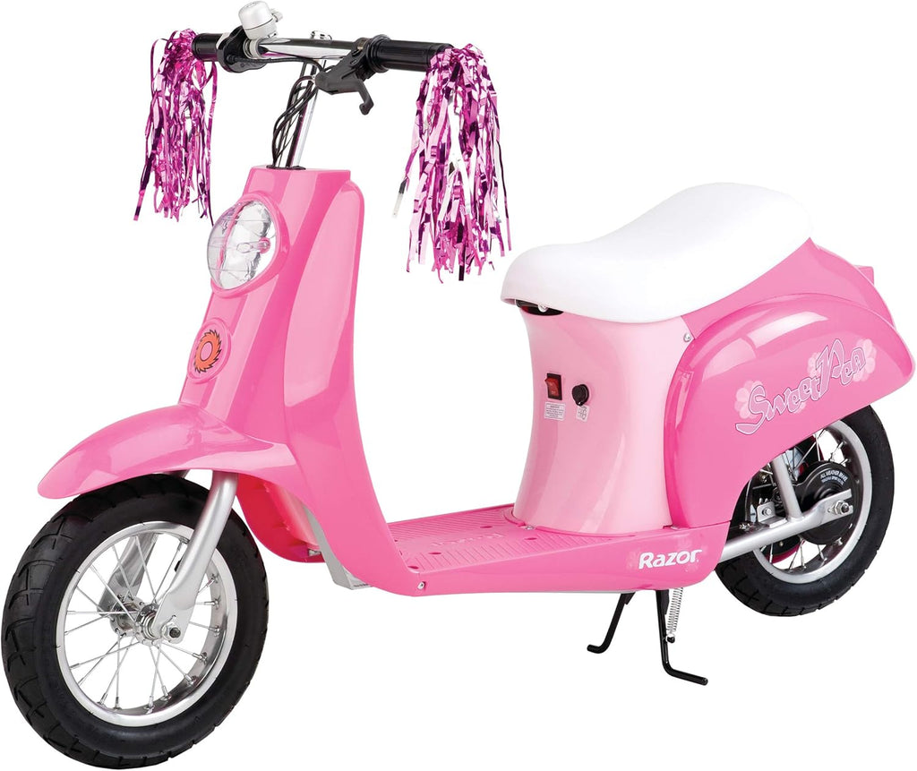 Retro 24V Electric Kids Ride On Scooter L694