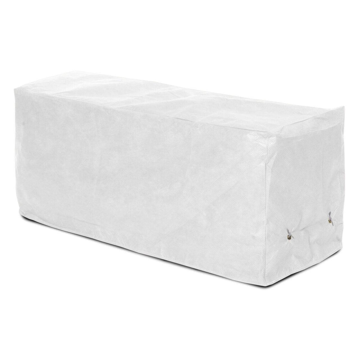 White Weathermax Backless Bench Cover Q481021