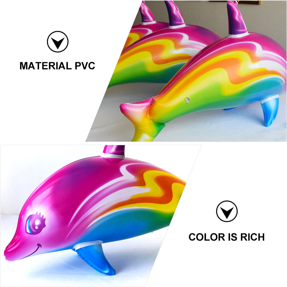 2pcs Big Inflatable Dolphin Toys N727