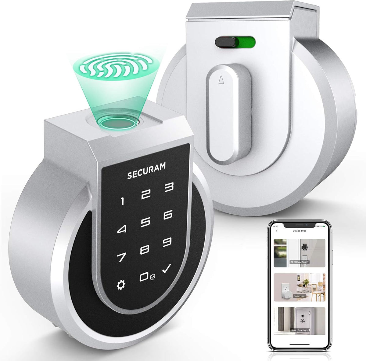 Touch Smart Lock Electronic Deadbolt with Fingerprint Q7598