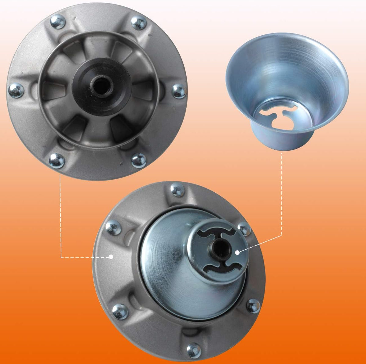 Deck Spindle Assembly Pack of 2 B1128