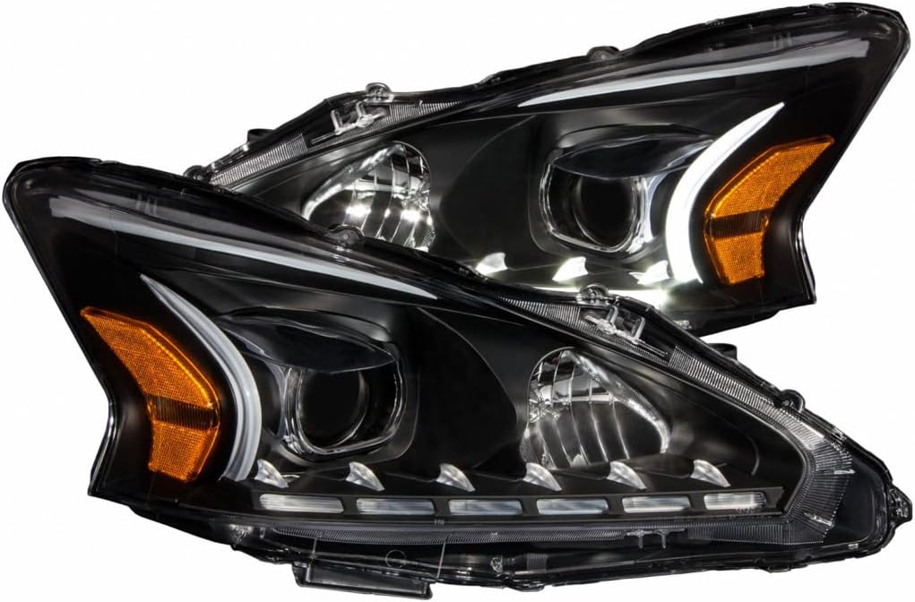 Projector Headlights Black Q742199