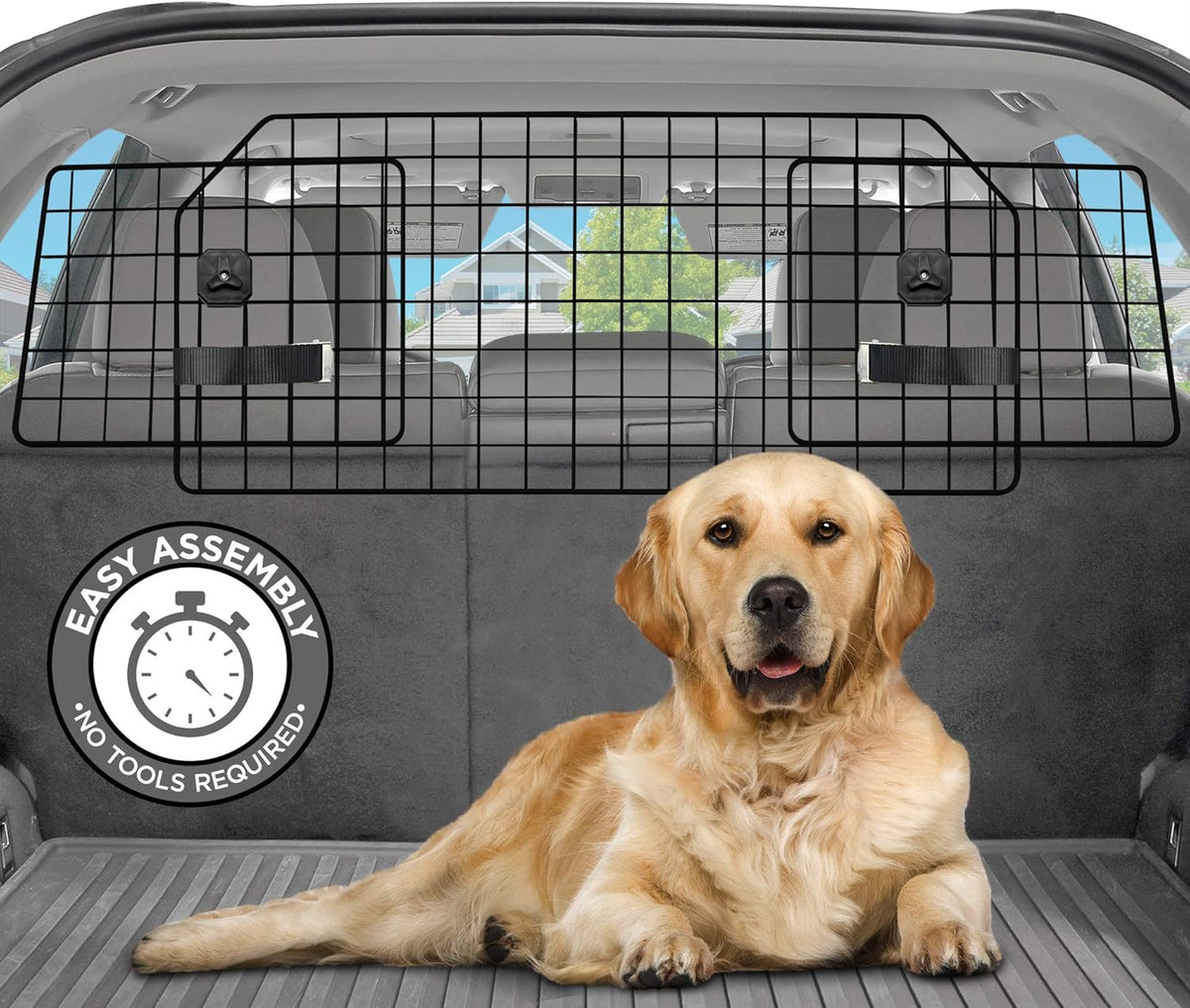 Adjustable Heavy-Duty Wire Mesh Dog Barrier Pack of 2 P539946