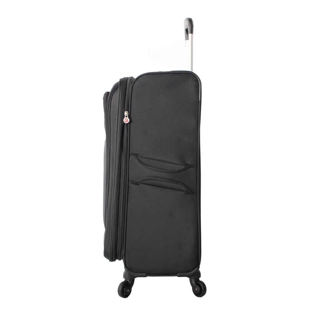 Black 28” Expandable Checked Luggage F46759