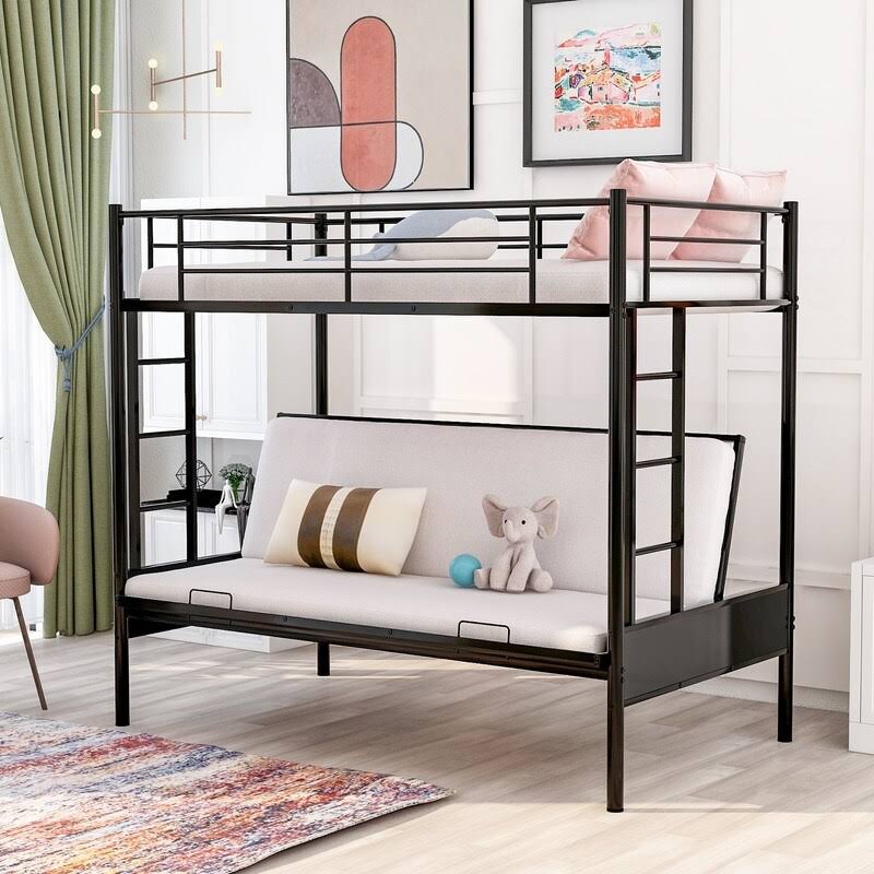 Twin Over Full Metal Bunk Bed T980