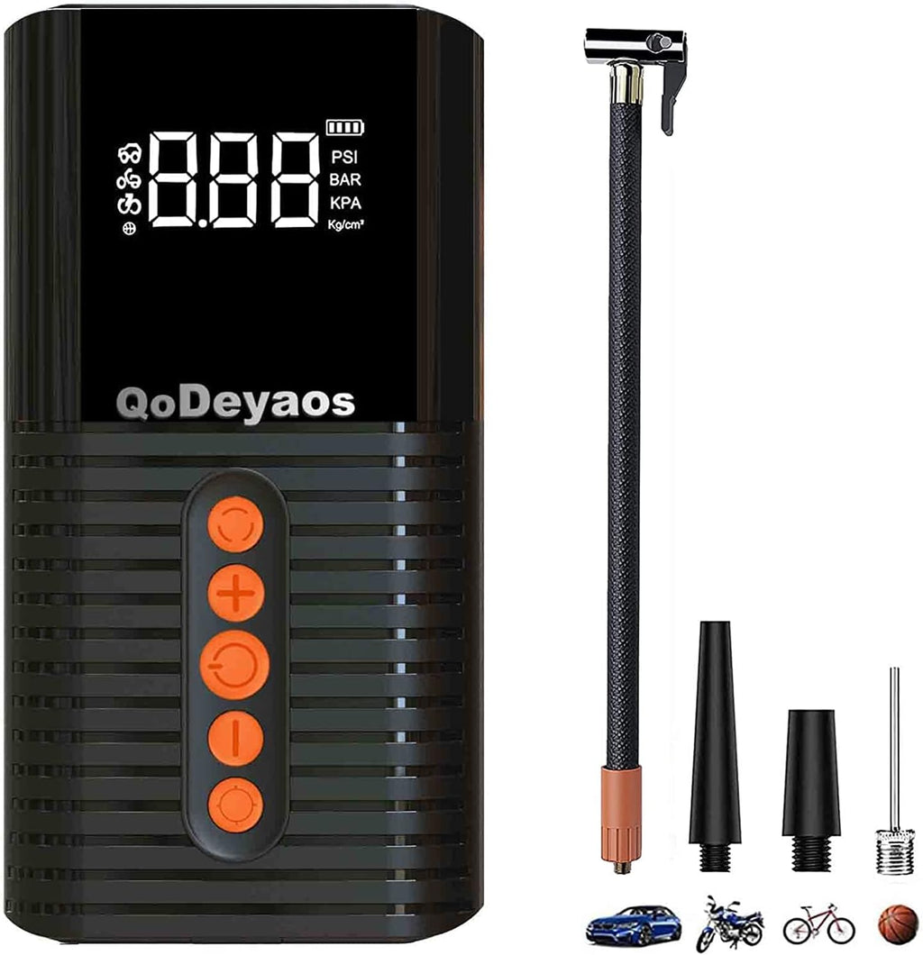 Cordless Tire Inflator with 6000mAh Battery, 150PSI, LED Light, Pack of 2 Z2410