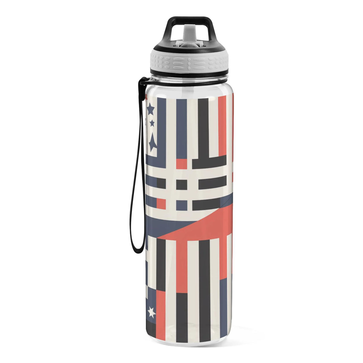 32oz Tritan Clear Water Bottle with Straw I2406