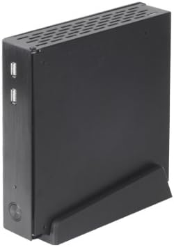 Black Aluminum Top Cover Steel Body Mini-ITX HTPC Case Pack of 2 C94474