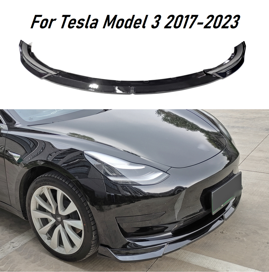 Gloss Black Front Bumper Lip Spoiler Splitter Body Kit S923