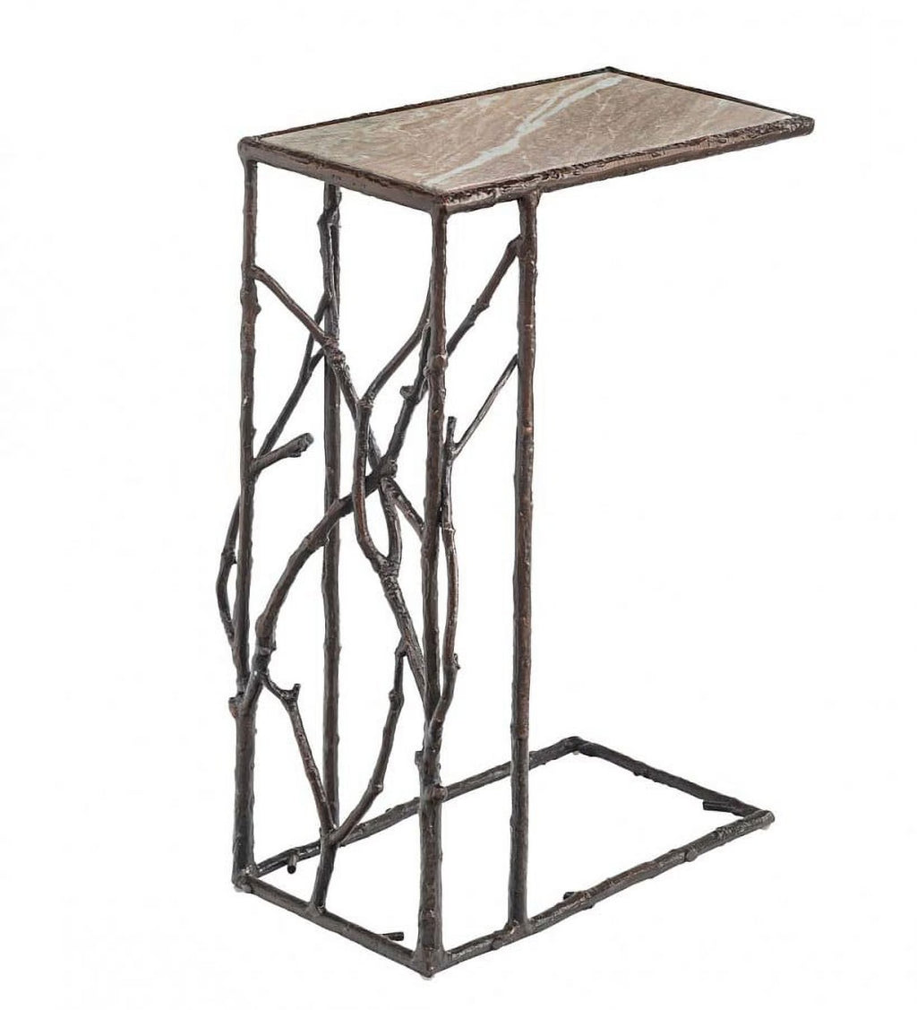 Indoor/Outdoor Pull-Up Table with Marble Top Z841