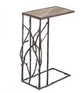 Indoor/Outdoor Pull-Up Table with Marble Top Z841