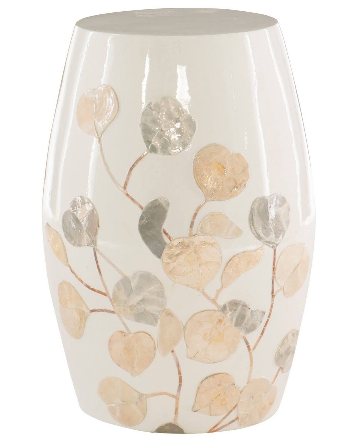 White Drum Table B9183