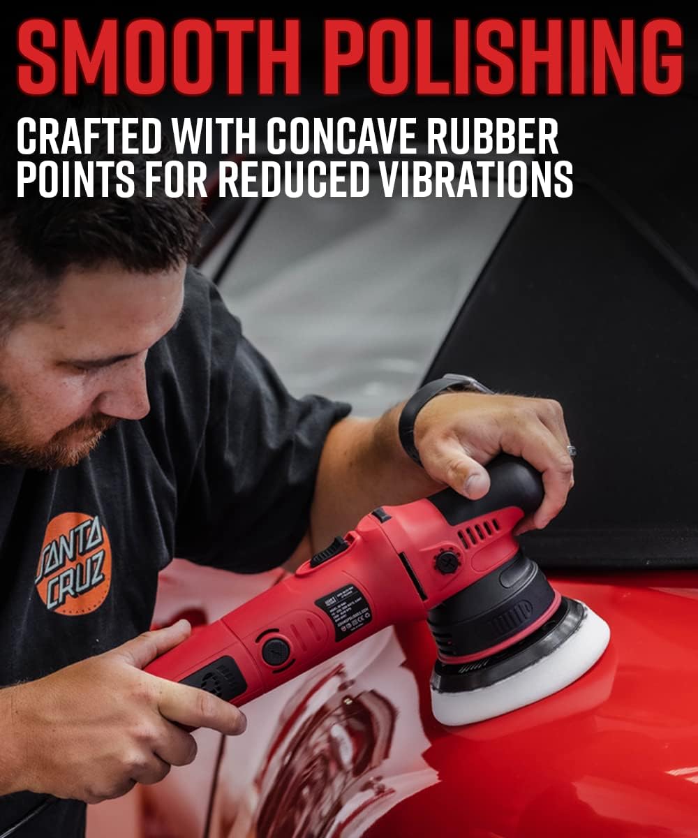 9mm Dual Action Car Polisher Polishing Kit with Polish, Compound & Pads J257