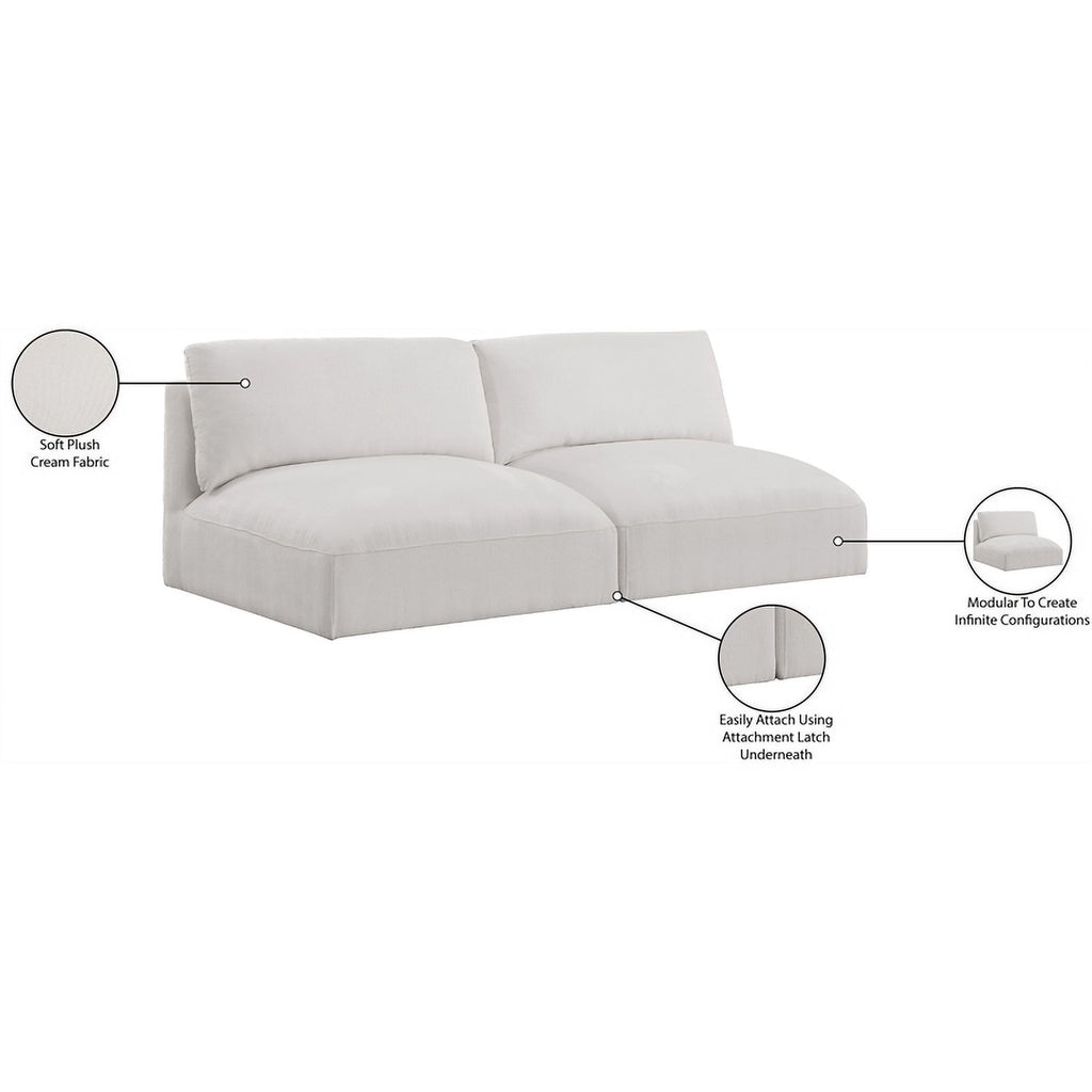 Cream Fabric Modular Sofa N8503