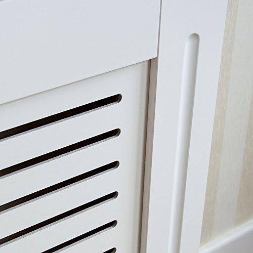 Milton Radiator Cover White Painted MDF Cabinet C36675
