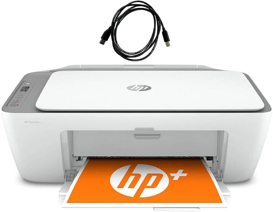 Wireless Color All-in-One Printer with USB Printer Cable L8443