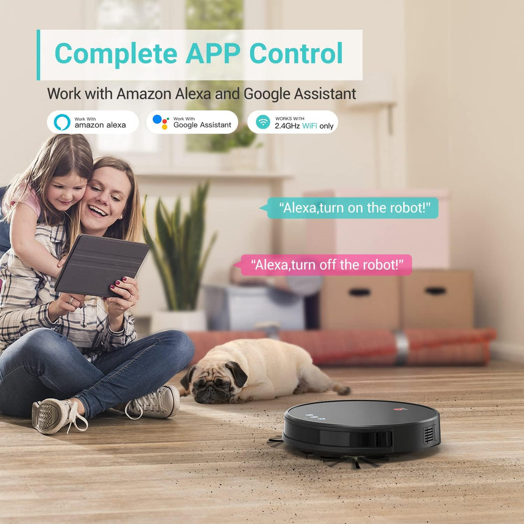 Robot Vacuum and Mop with 3200Pa Suction, 150 Mins Runtime E10602
