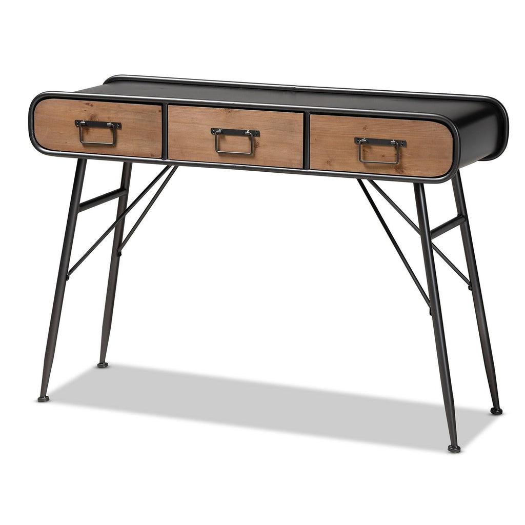Industrial 3-Drawer Console Table T715