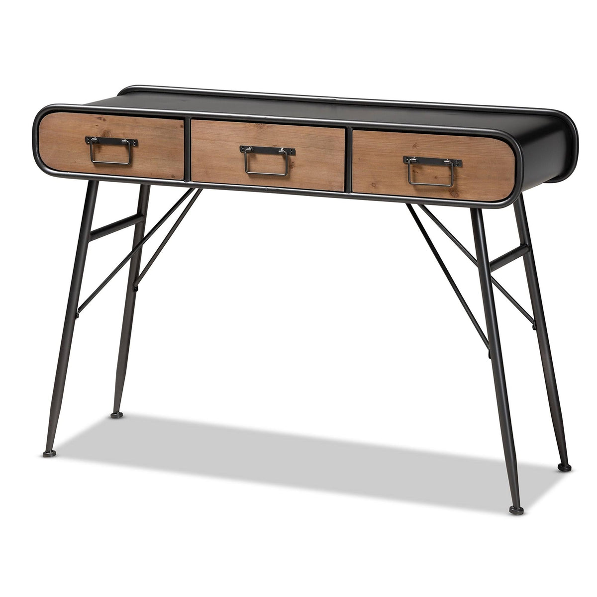 Industrial 3-Drawer Console Table T715