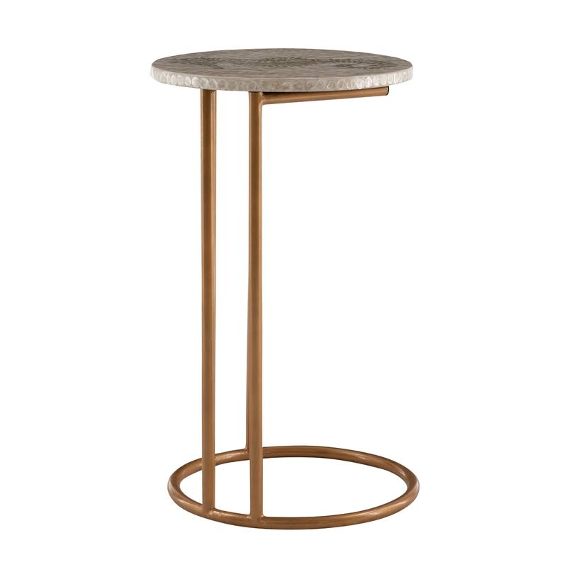 Gold Metal Accent Table F826528