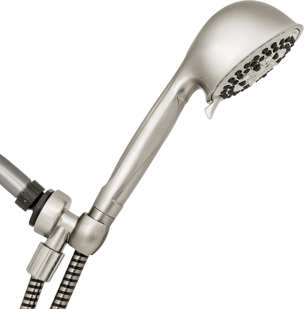 Detachable Hand Held Shower Head with 7 Spray Settings, Pack of 2 R277