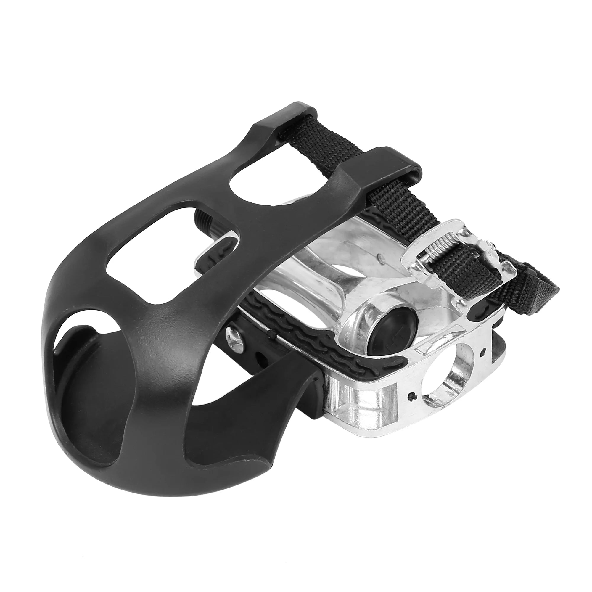 9/16'' Platform Bicycle Pedals with Toe Clip Foot Straps K456902