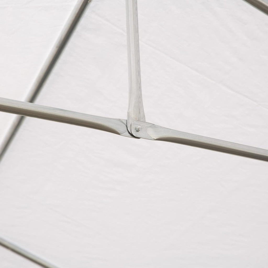 White Heavy Duty Carport Canopy with Removable Sidewalls and Windows P192688