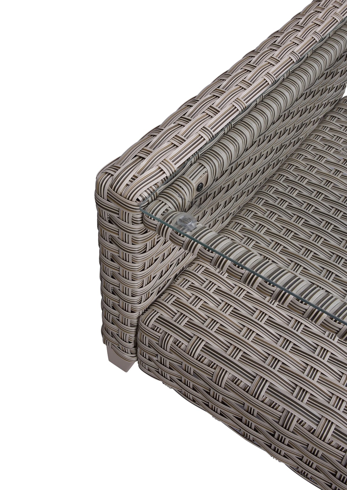 Gray Fabric Patio Sofa Set H4499