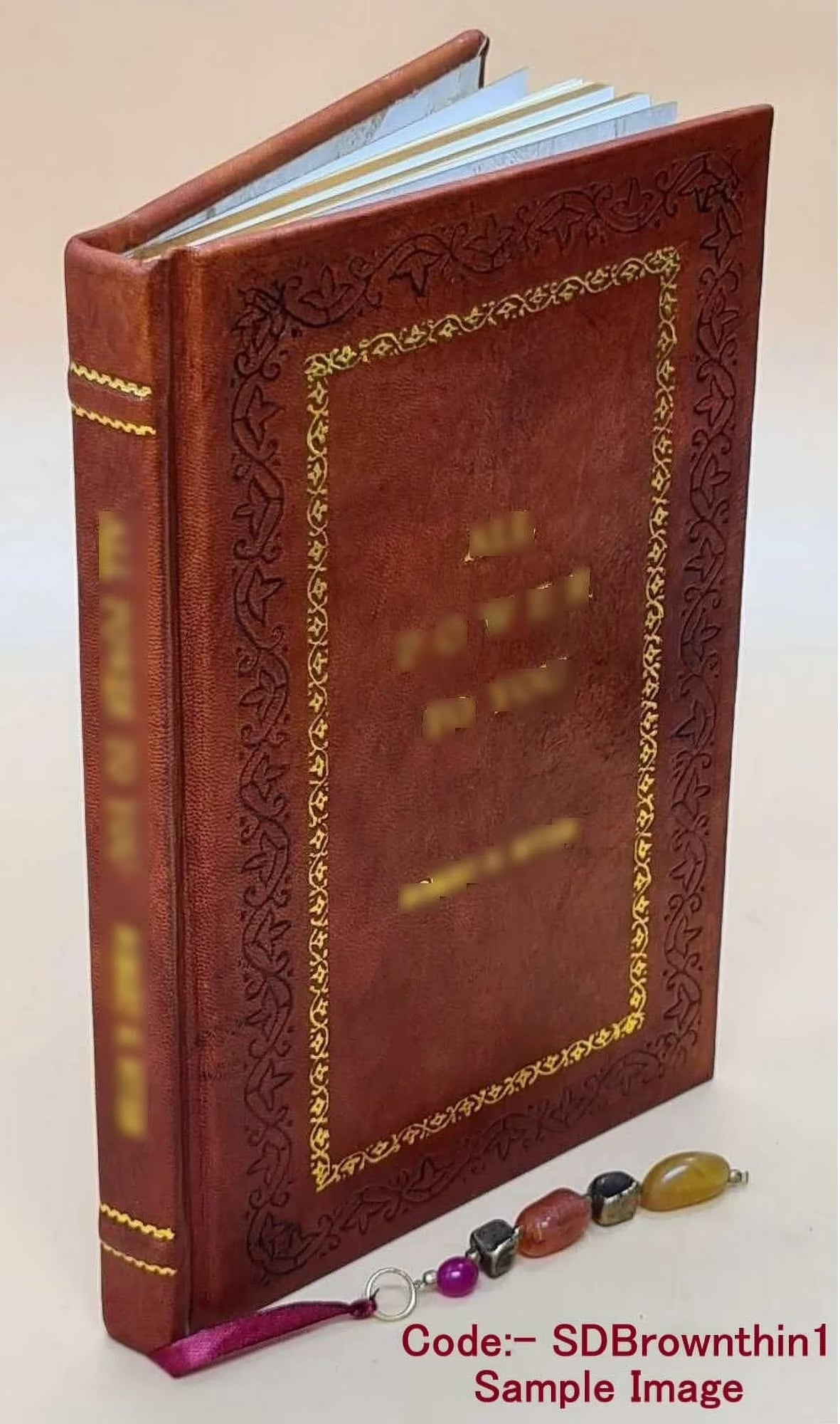 Premium Leather Bound Report W20382