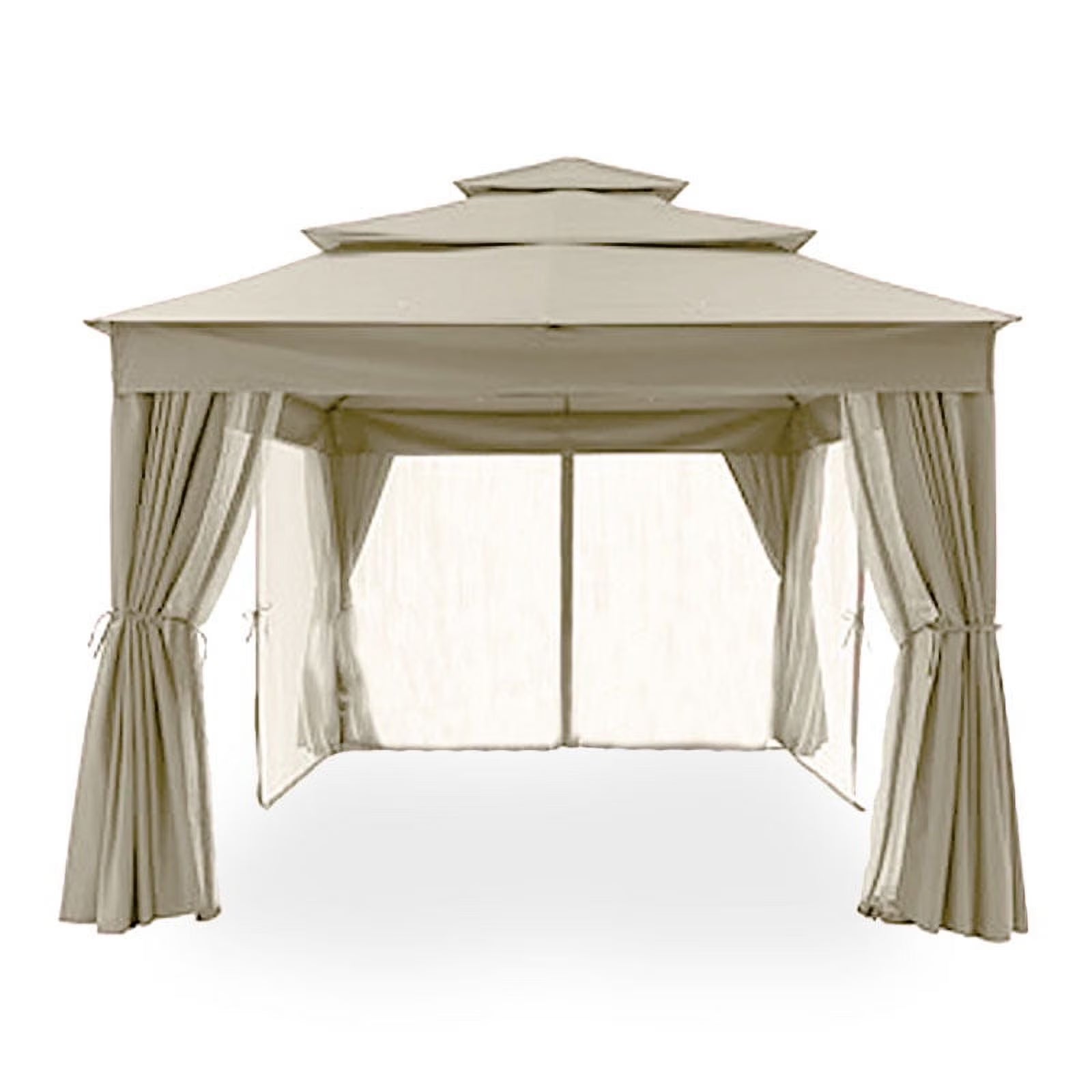 Replacement Canopy Top and Side Mosquito Netting Set for Gazebo P4887