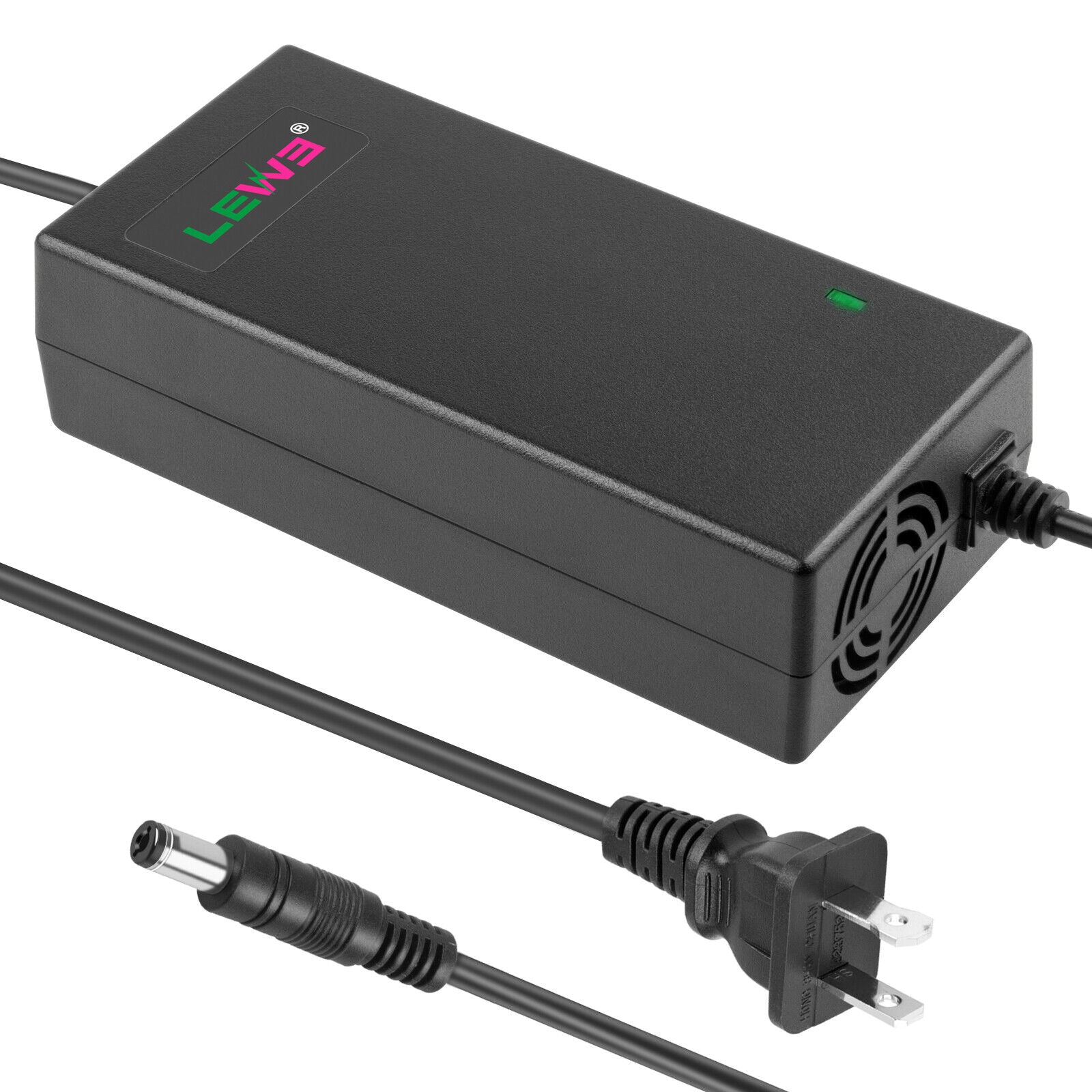 54.6V 2A Power Charger for 48V Electric Bicycles E-bike Lithium Battery T992558