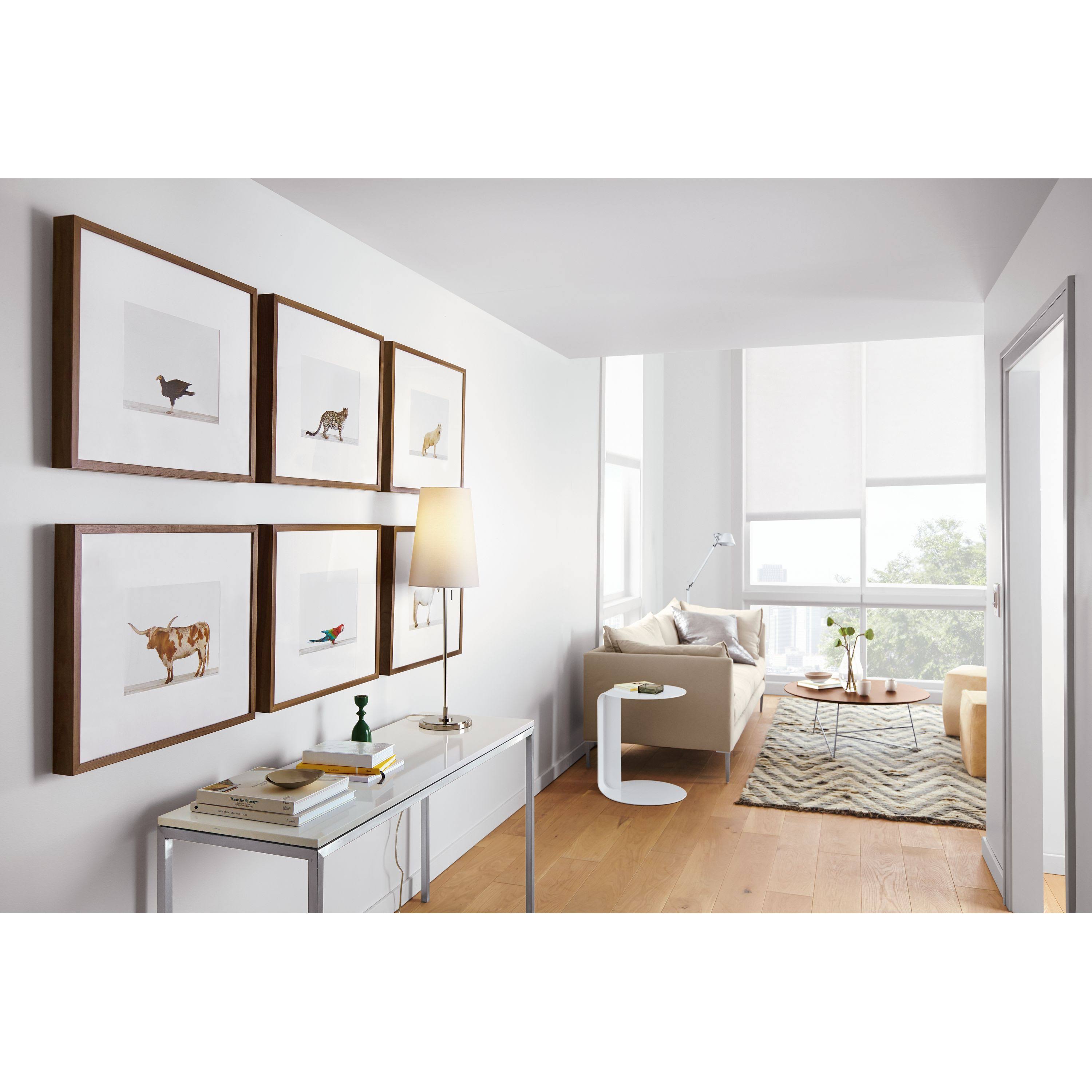 White Venatino Marble Parsons Console Table Y472012