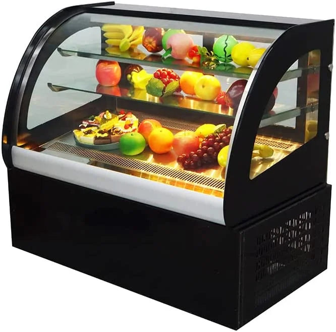 35" Cake Refrigerated Display Cabinet with Curved Glass V5006