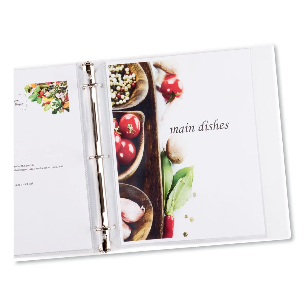 Letter Nonglare Poly Sheet Protectors, 200/Box E5748