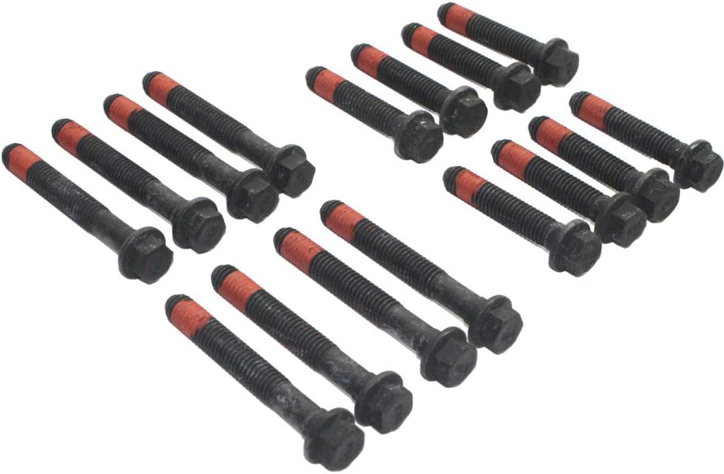 Cylinder Head Bolt Set of 16 for 3.8L OHV Engine H128