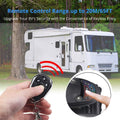 Black Zinc Alloy RV Keyless Entry Door Lock Handle Latch with Keypad R16128