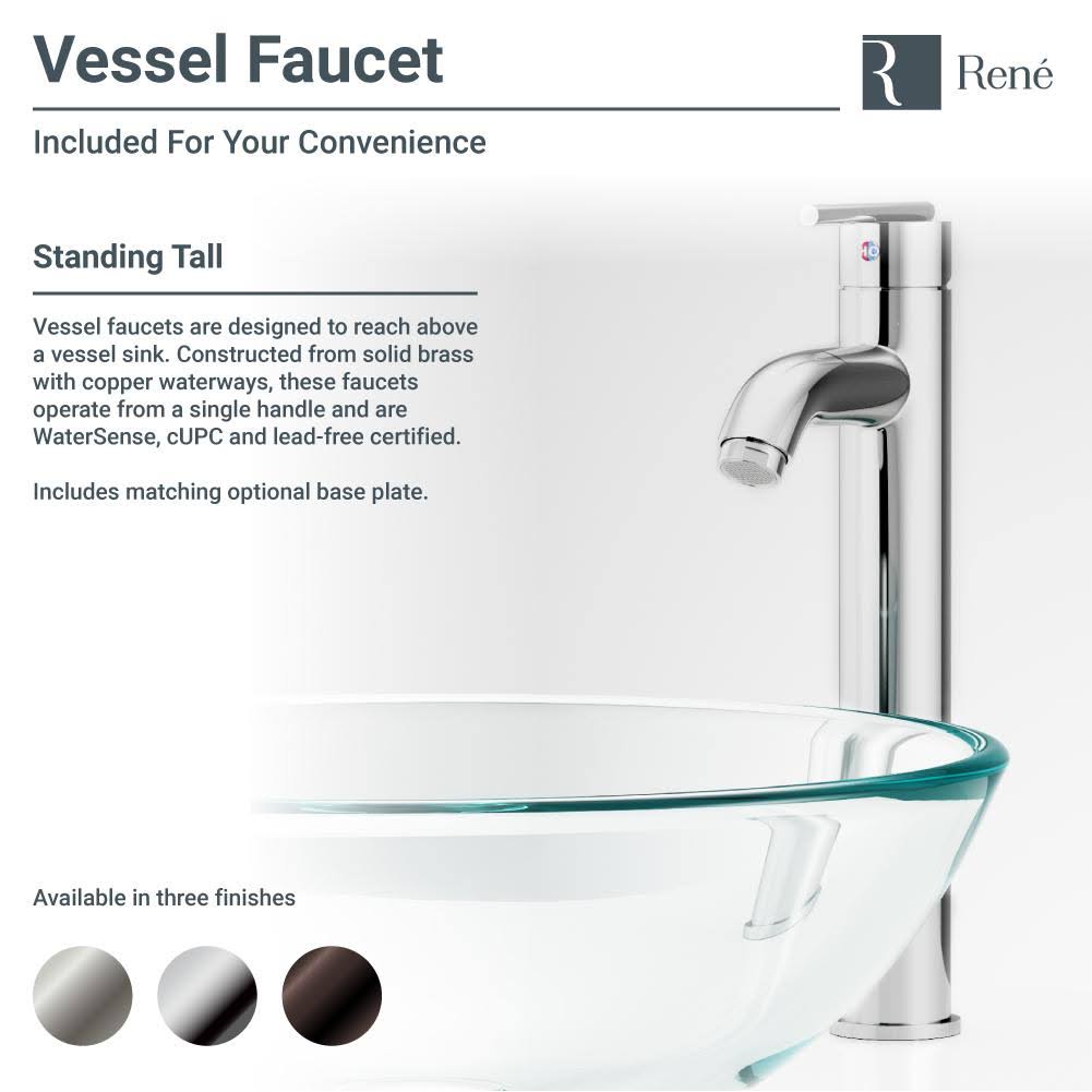 Forest Green Glass Bathroom Sink with Faucet E93443
