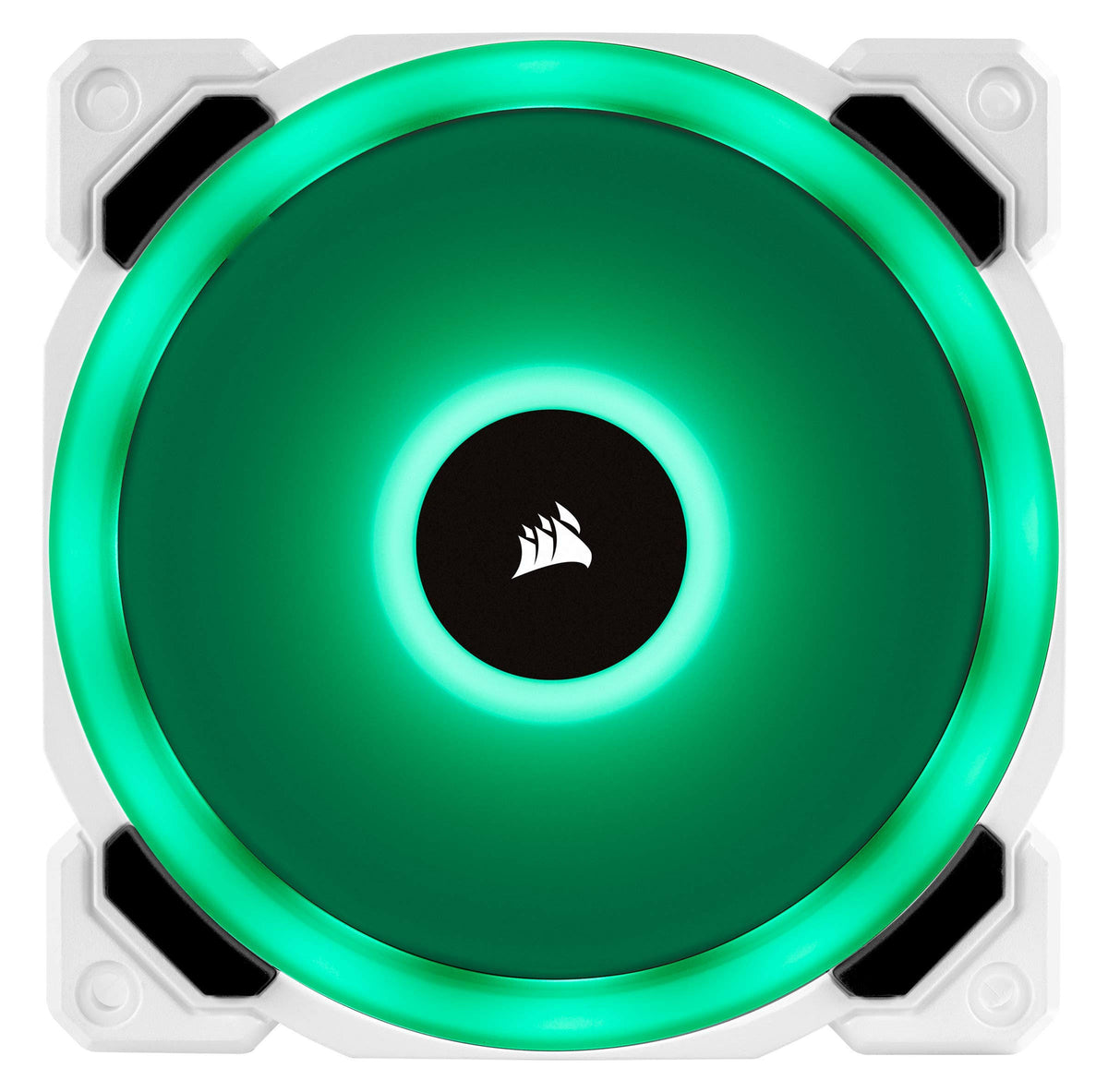 120mm RGB LED PWM Fan 3 Fan Pack with Lighting Node Pro, White F6072