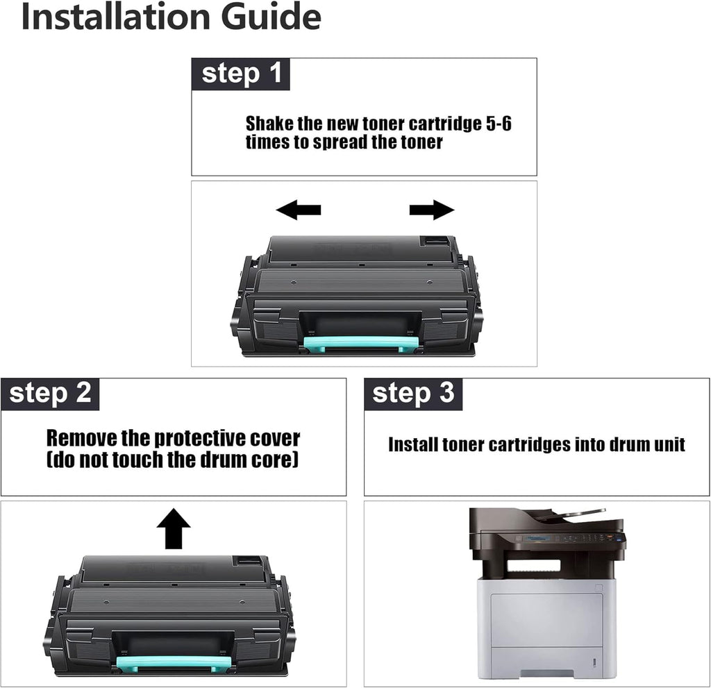 3 Pack Black Compatible Toner Cartridge P10790
