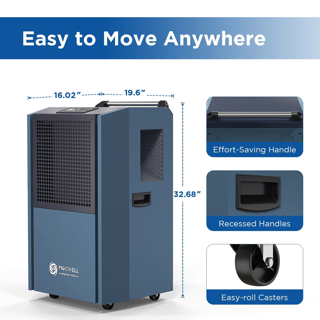 305 Pint Commercial Dehumidifier with Drain Hose W39513