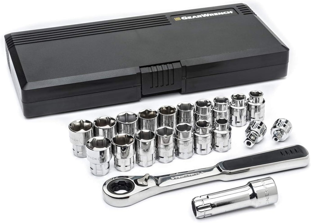 23 Pc. 3/8" Drive 6 Pt. Pass-Thru Mechanics Tool Set G2175