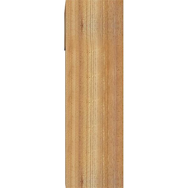 Rough Sawn Bracket with Offset Brace, Western Red Cedar Y81248