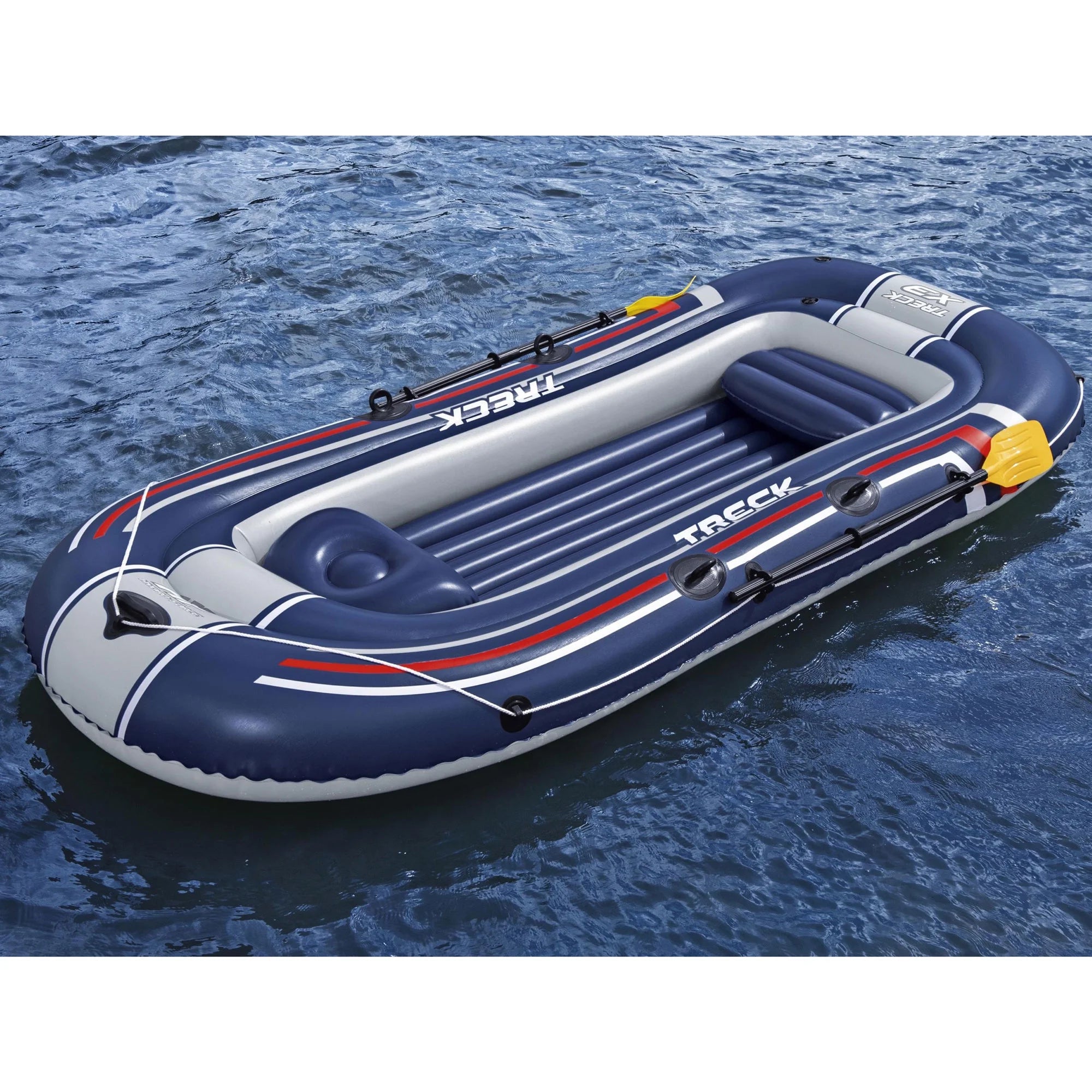 Inflatable 3 Person Water Raft Boat Set Z366035